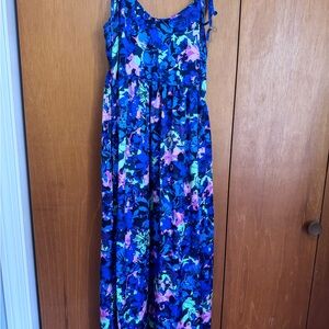 ASOS Maternity Blue Floral Maxi Dress